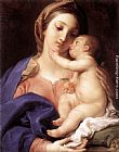 Madonna Canvas Paintings - Madonna and Child